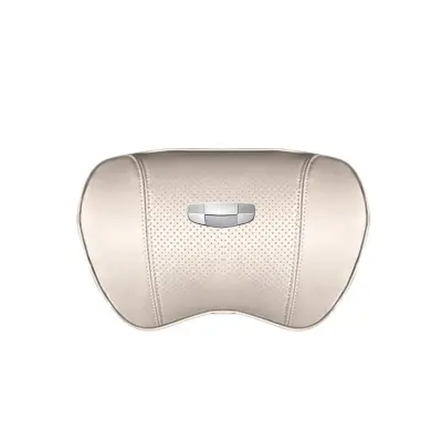 Suitable For Geometry Car Seat Headrest Lumbar Pillow White 02