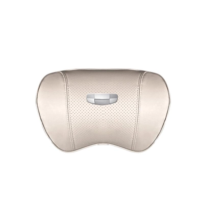 Suitable For Geometry Car Seat Headrest Lumbar Pillow White 02