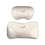 Suitable For Geometry Car Seat Headrest Lumbar Pillow White