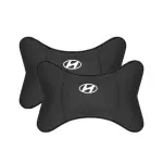 Suitable For Hyundai Car Seat Headrest Lumbar Pillow Black
