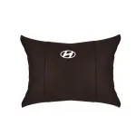 Suitable For Hyundai Car Seat Headrest Lumbar Pillow Mocha Brown