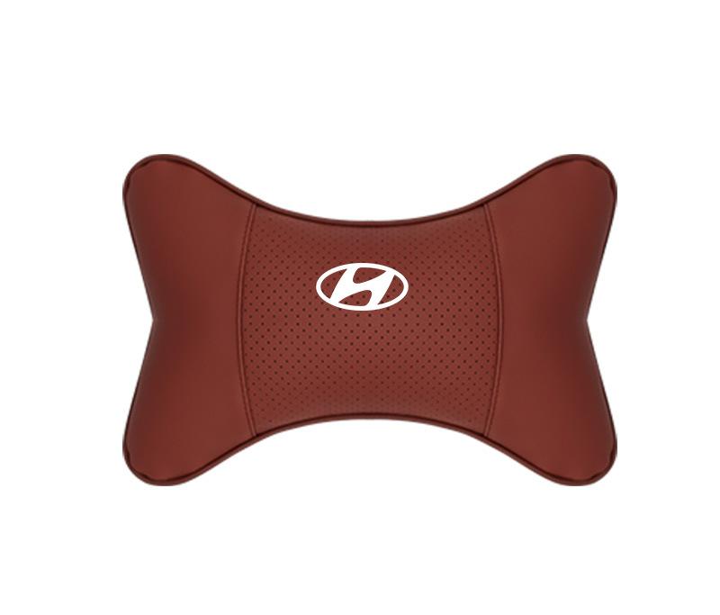 Suitable For Hyundai Car Seat Headrest Lumbar Pillow Wine Red