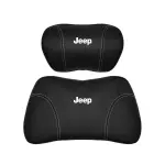 Suitable For Jeep Car Seat Headrest Lumbar Pillow Black