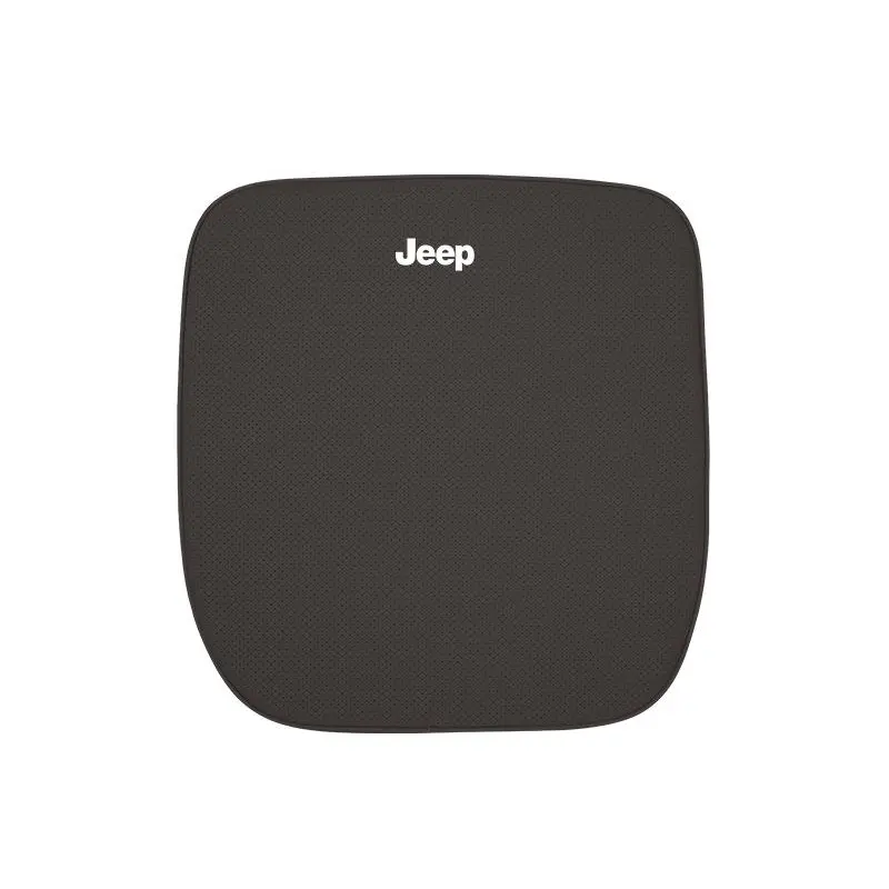 Suitable For Jeep Car Seat Headrest Lumbar Pillow Coffee Color