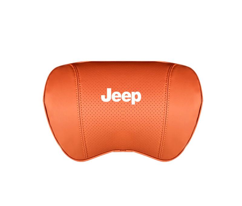 Suitable For Jeep Car Seat Headrest Lumbar Pillow Orange