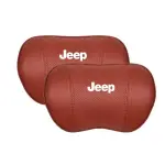 Suitable For Jeep Car Seat Headrest Lumbar Pillow Red
