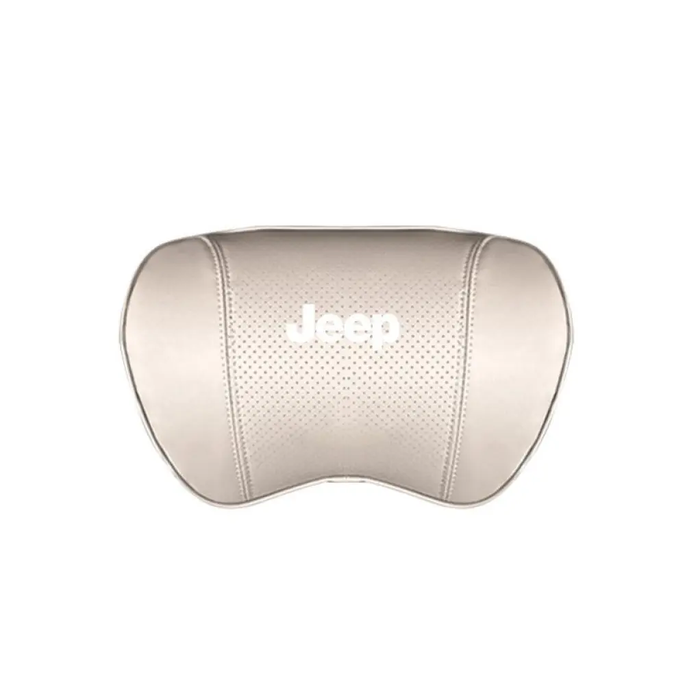 Suitable For Jeep Car Seat Headrest Lumbar Pillow White
