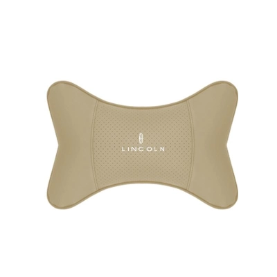 Suitable For Lincoln Car Seat Headrest Lumbar Pillow Off-White 02