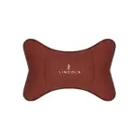Suitable For Lincoln Car Seat Headrest Lumbar Pillow Wine Red