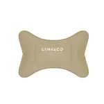 Suitable For Lynk & Co Car Seat Headrest And Lumbar Pillow Off-White