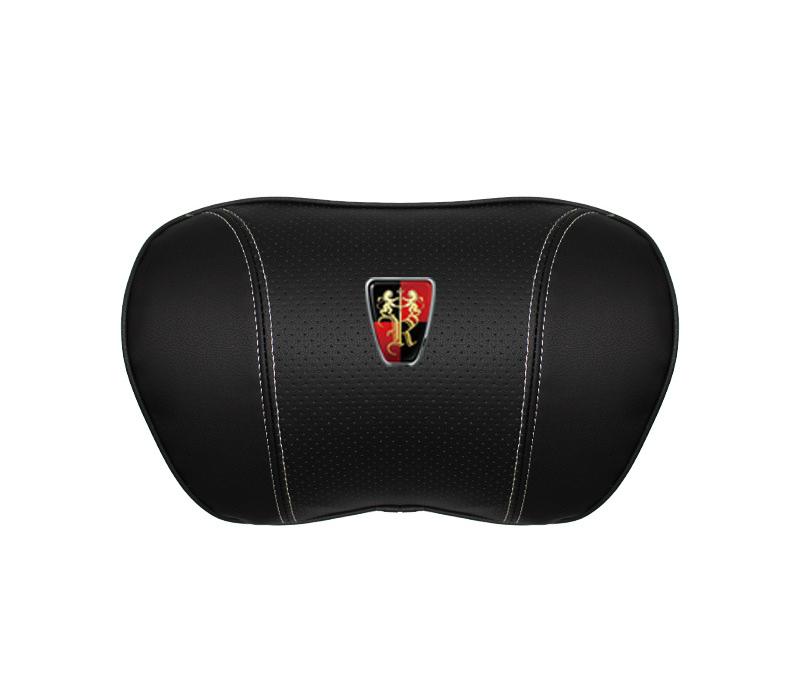 Suitable For Roewe Car Nappa Memory Foam Seat Headrest Lumbar Pillow Black