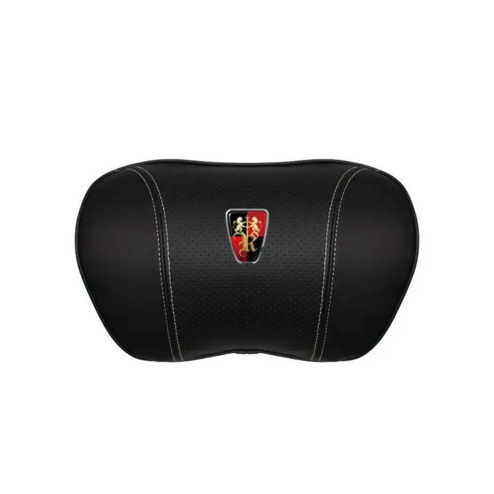 Suitable For Roewe Car Nappa Memory Foam Seat Headrest Lumbar Pillow Black