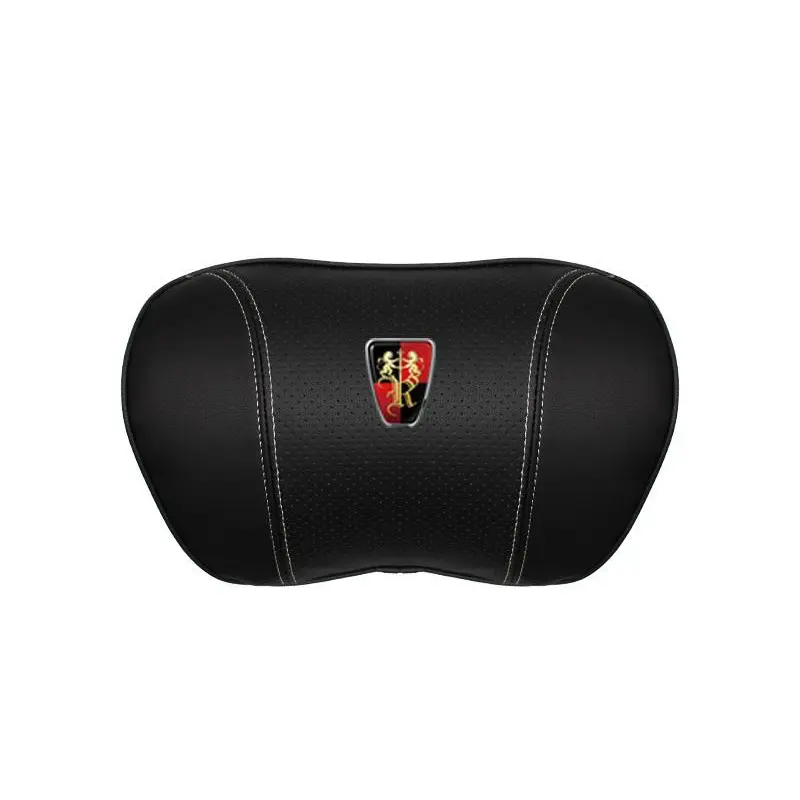 Suitable For Roewe Car Nappa Memory Foam Seat Headrest Lumbar Pillow Black