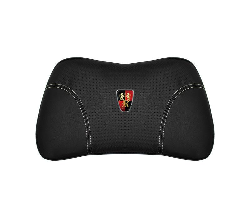Suitable For Roewe Car Nappa Memory Foam Seat Headrest Lumbar Pillow Black