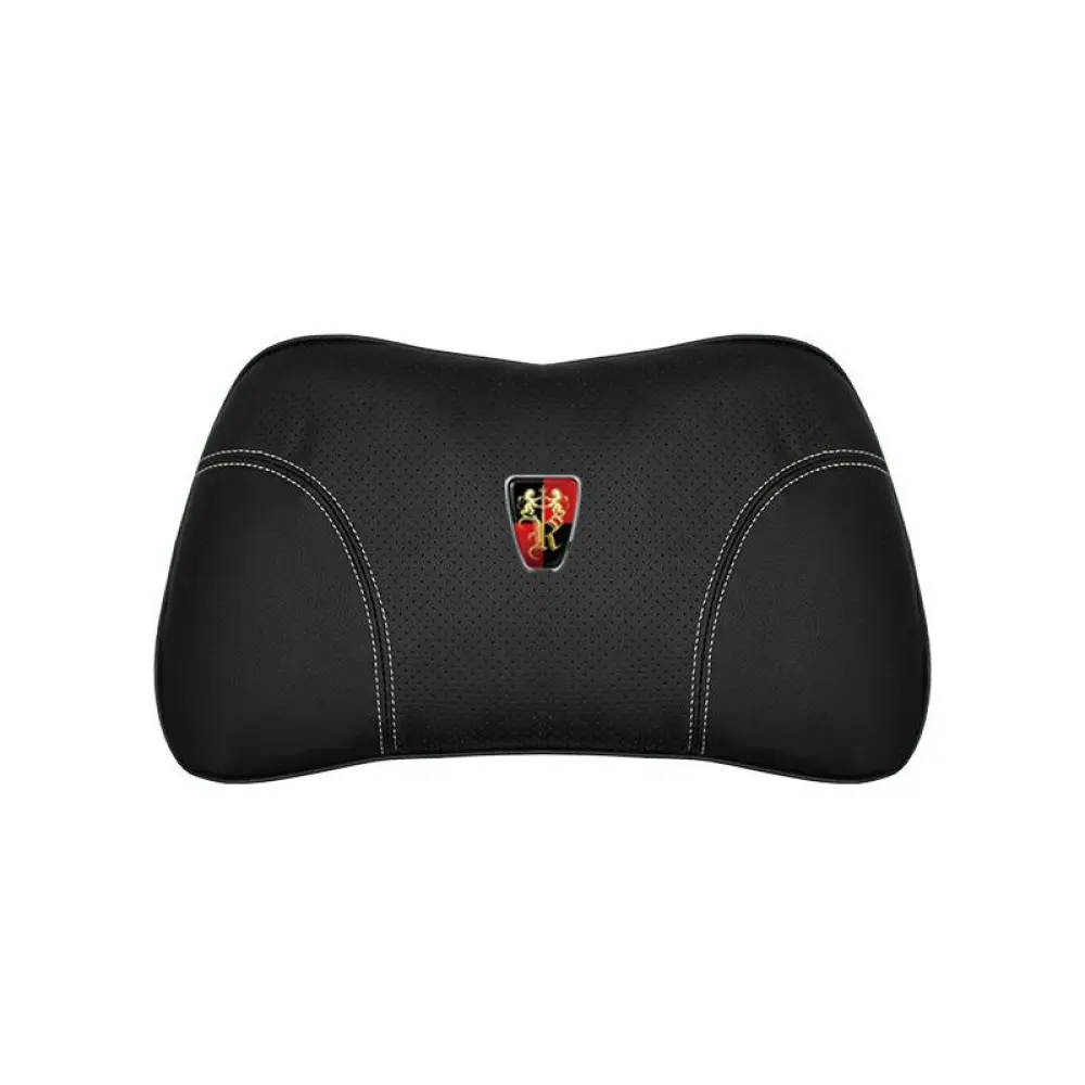Suitable For Roewe Car Nappa Memory Foam Seat Headrest Lumbar Pillow Black