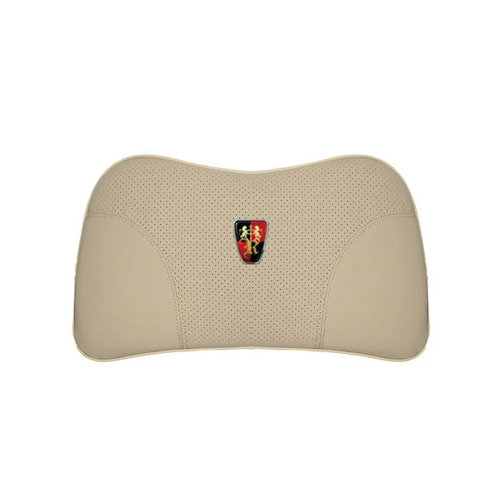 Suitable For Roewe Car Nappa Memory Foam Seat Headrest Lumbar Pillow Off-White