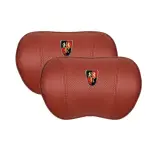 Suitable For Roewe Car Nappa Memory Foam Seat Headrest Lumbar Pillow Red