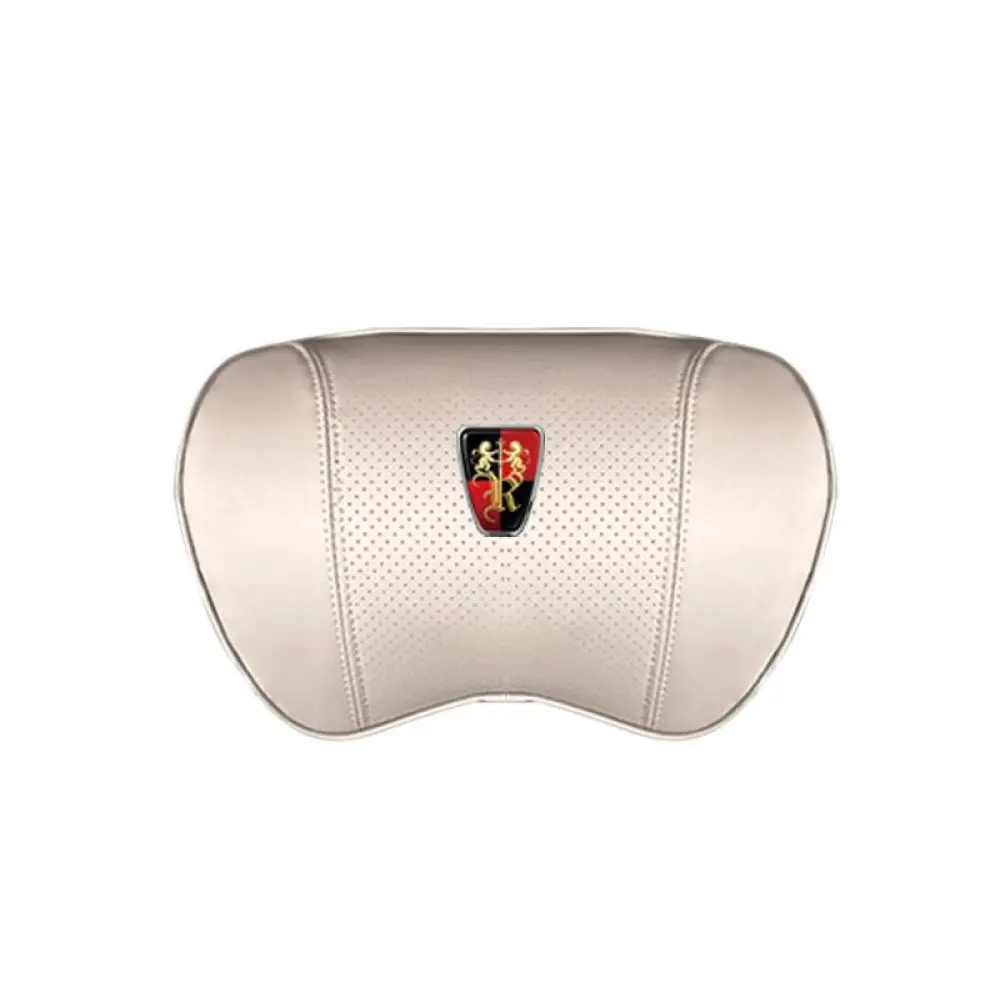 Suitable For Roewe Car Nappa Memory Foam Seat Headrest Lumbar Pillow White
