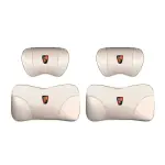 Suitable For Roewe Car Nappa Memory Foam Seat Headrest Lumbar Pillow White