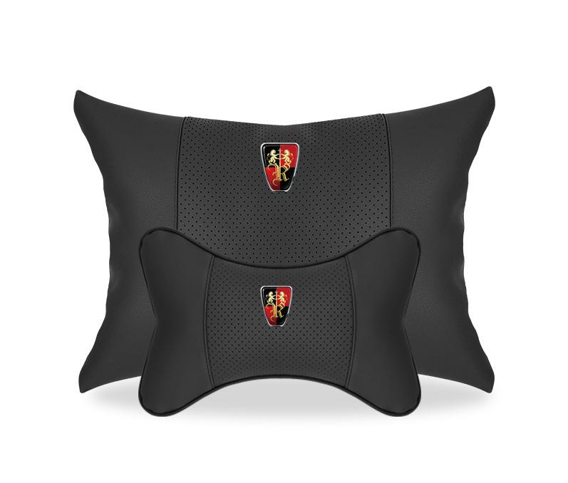 Suitable For Roewe Car Seat Headrest Lumbar Pillow Black