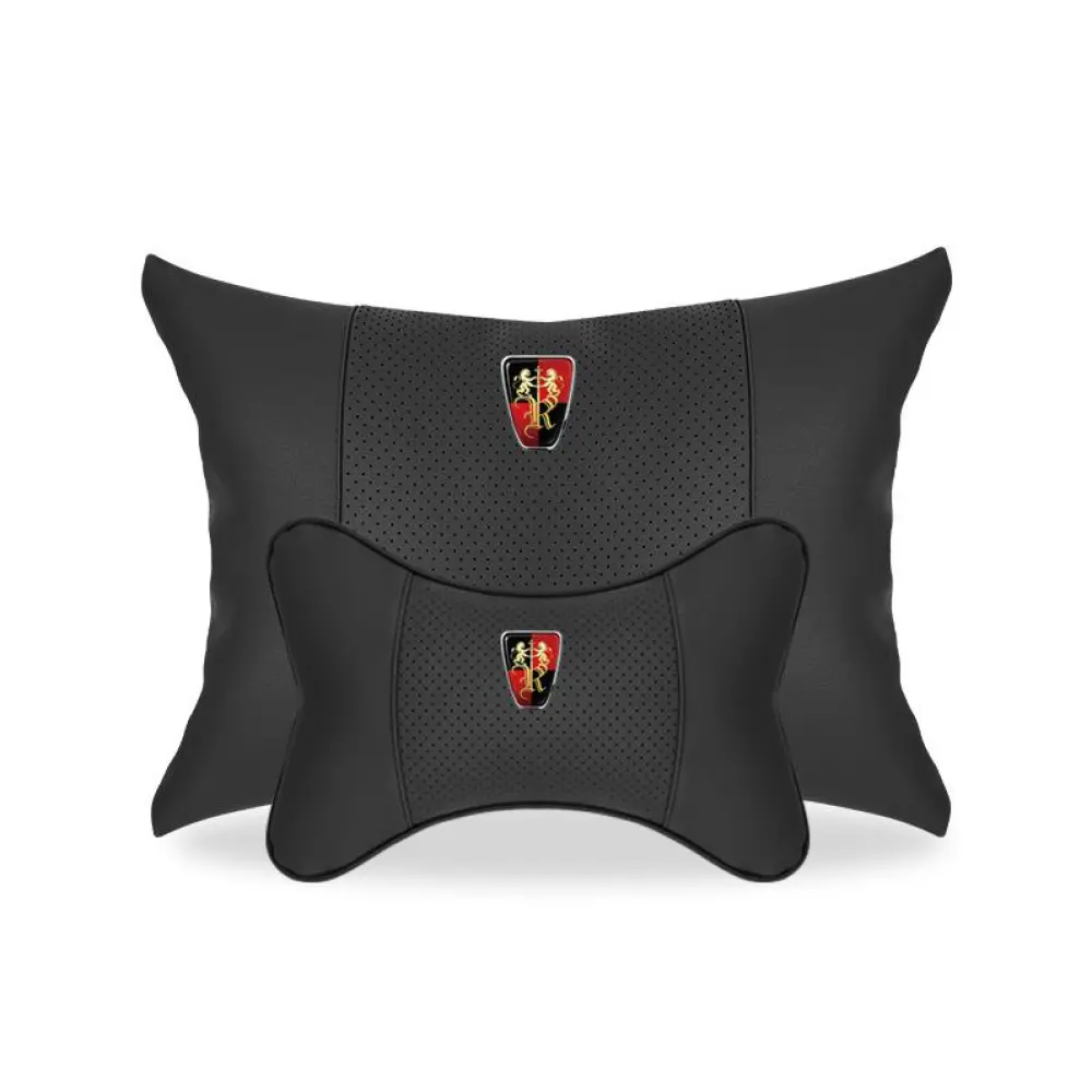 Suitable For Roewe Car Seat Headrest Lumbar Pillow Black