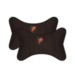 Suitable For Roewe Car Seat Headrest Lumbar Pillow Mocha Brown