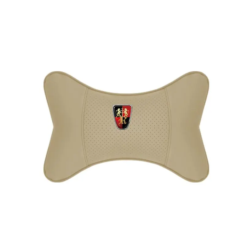 Suitable For Roewe Car Seat Headrest Lumbar Pillow Off-White