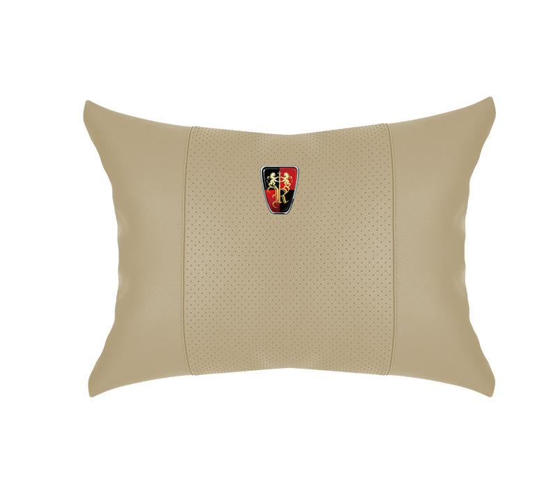 Suitable For Roewe Car Seat Headrest Lumbar Pillow Off-White
