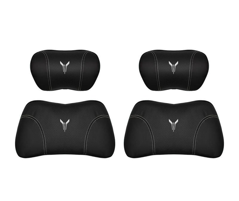 Suitable For Voyah Car Nappa Memory Foam Seat Headrest Lumbar Pillow Black