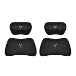 Suitable For Voyah Car Nappa Memory Foam Seat Headrest Lumbar Pillow Black