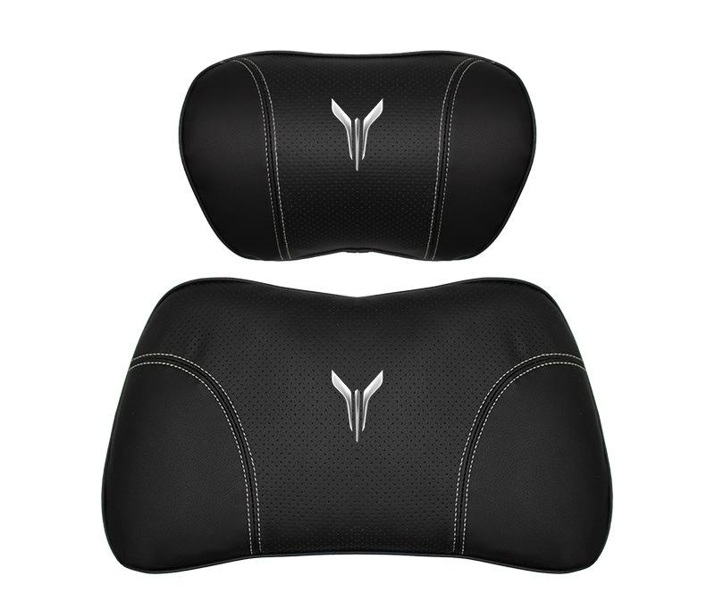 Suitable For Voyah Car Nappa Memory Foam Seat Headrest Lumbar Pillow Black