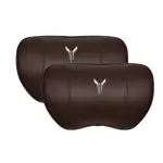 Suitable For Voyah Car Nappa Memory Foam Seat Headrest Lumbar Pillow Brown