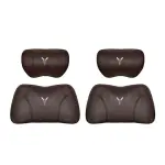 Suitable For Voyah Car Nappa Memory Foam Seat Headrest Lumbar Pillow Brown