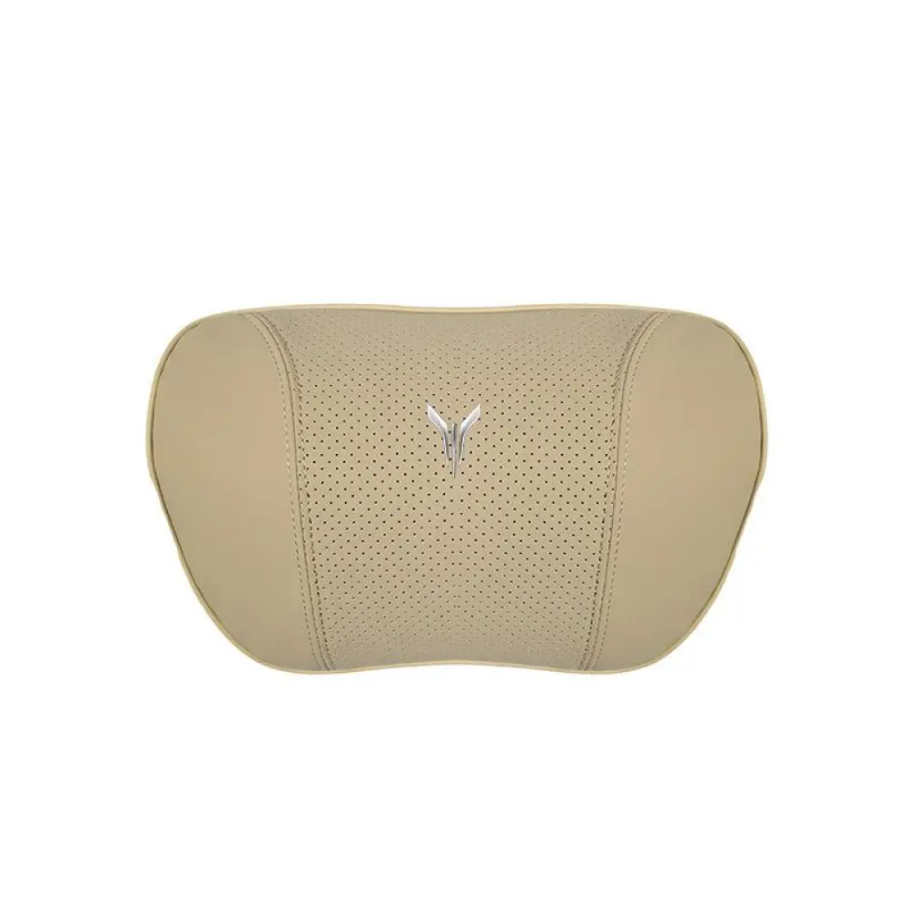 Suitable For Voyah Car Nappa Memory Foam Seat Headrest Lumbar Pillow Off-White