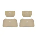 Suitable For Voyah Car Nappa Memory Foam Seat Headrest Lumbar Pillow Off-White
