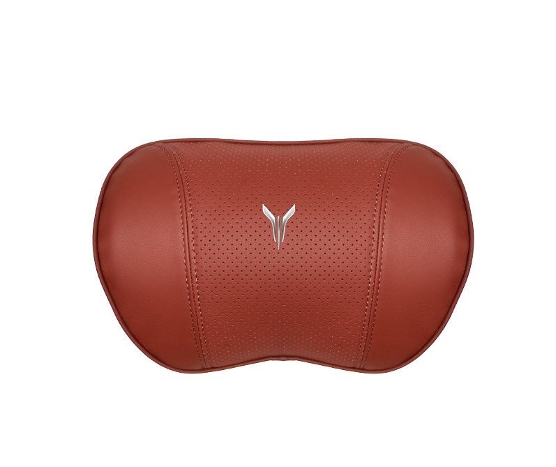 Suitable For Voyah Car Nappa Memory Foam Seat Headrest Lumbar Pillow Red