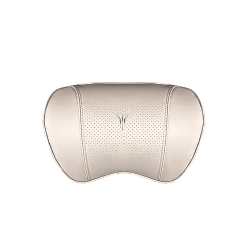 Suitable For Voyah Car Nappa Memory Foam Seat Headrest Lumbar Pillow White