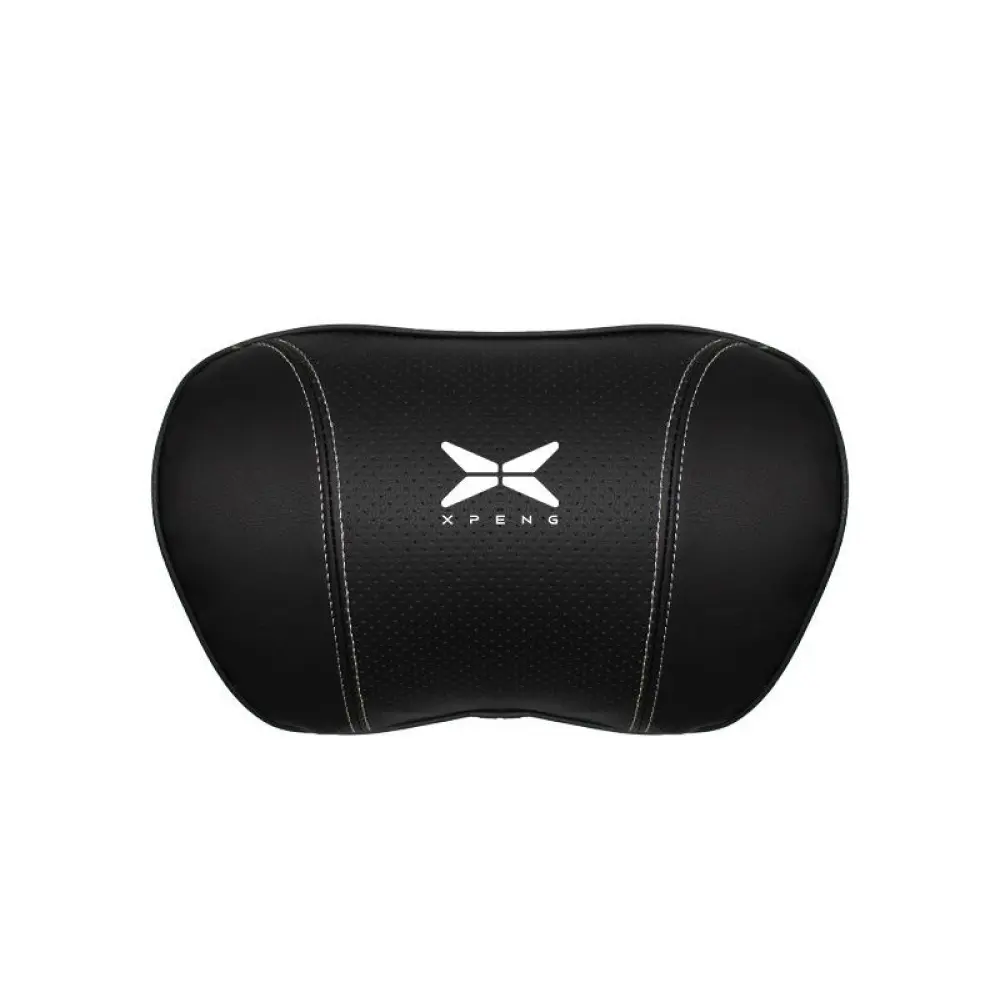 Suitable For Xpeng Car Nappa Memory Foam Seat Headrest Lumbar Pillow Black