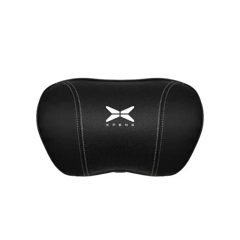 Suitable For Xpeng Car Nappa Memory Foam Seat Headrest Lumbar Pillow Black