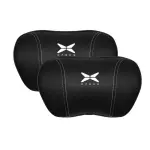 Suitable For Xpeng Car Nappa Memory Foam Seat Headrest Lumbar Pillow Black