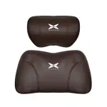 Suitable For Xpeng Car Nappa Memory Foam Seat Headrest Lumbar Pillow Brown