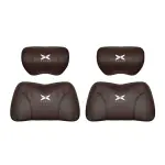 Suitable For Xpeng Car Nappa Memory Foam Seat Headrest Lumbar Pillow Brown