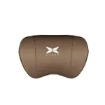 Suitable For Xpeng Car Nappa Memory Foam Seat Headrest Lumbar Pillow Coffee Color