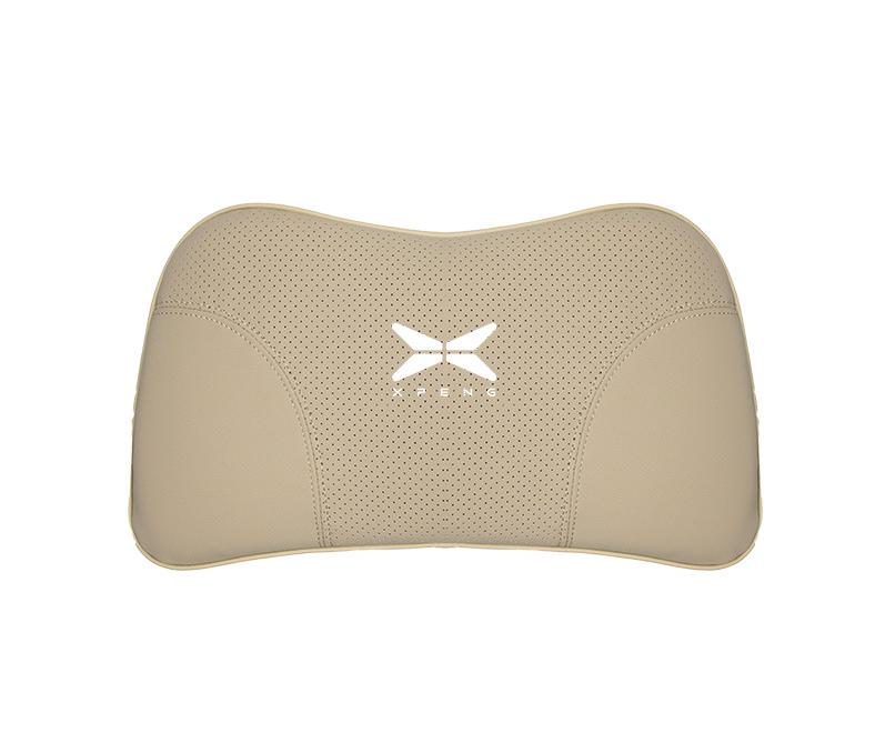 Suitable For Xpeng Car Nappa Memory Foam Seat Headrest Lumbar Pillow Off-White