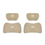 Suitable For Xpeng Car Nappa Memory Foam Seat Headrest Lumbar Pillow Off-White