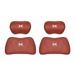 Suitable For Xpeng Car Nappa Memory Foam Seat Headrest Lumbar Pillow Red