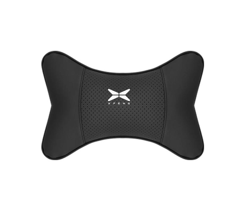 Suitable For Xpeng Car Seat Headrest Lumbar Pillow Black