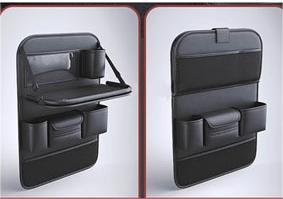 Car Seat Back Storage Bag Black
