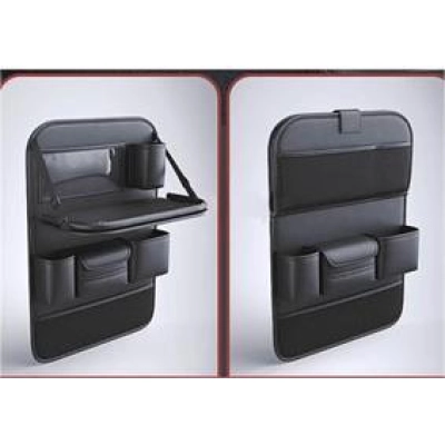 Car Seat Back Storage Bag Black 01