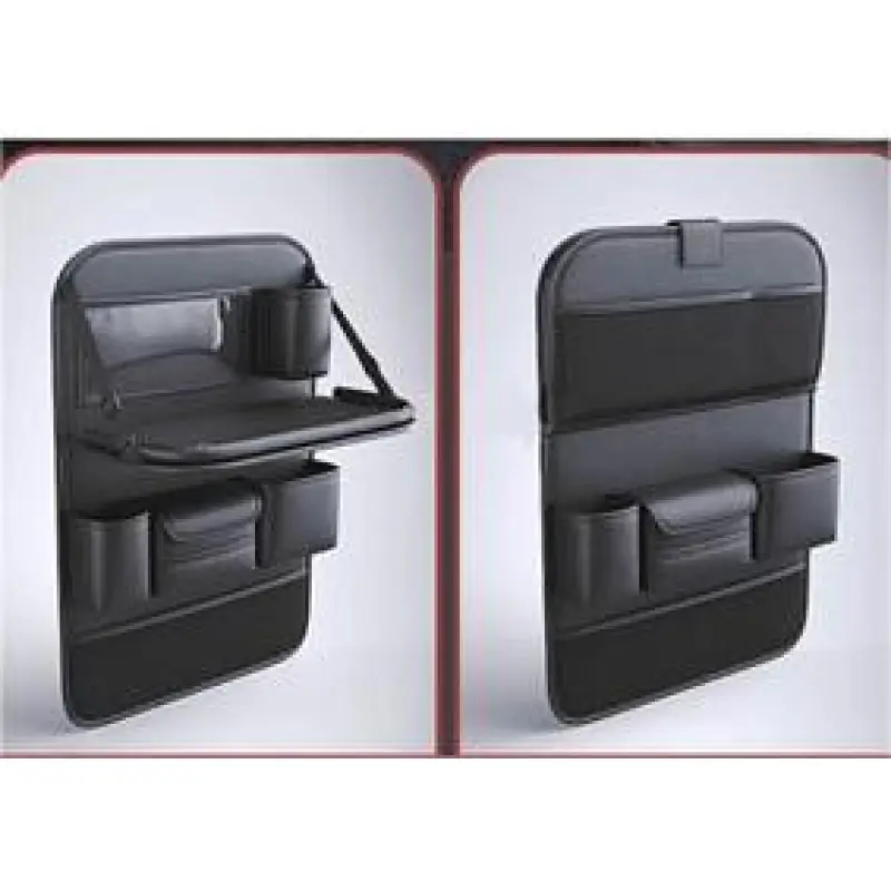 Car Seat Back Storage Bag Black